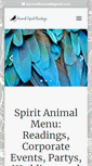 Mobile Screenshot of animalspiritreadings.com